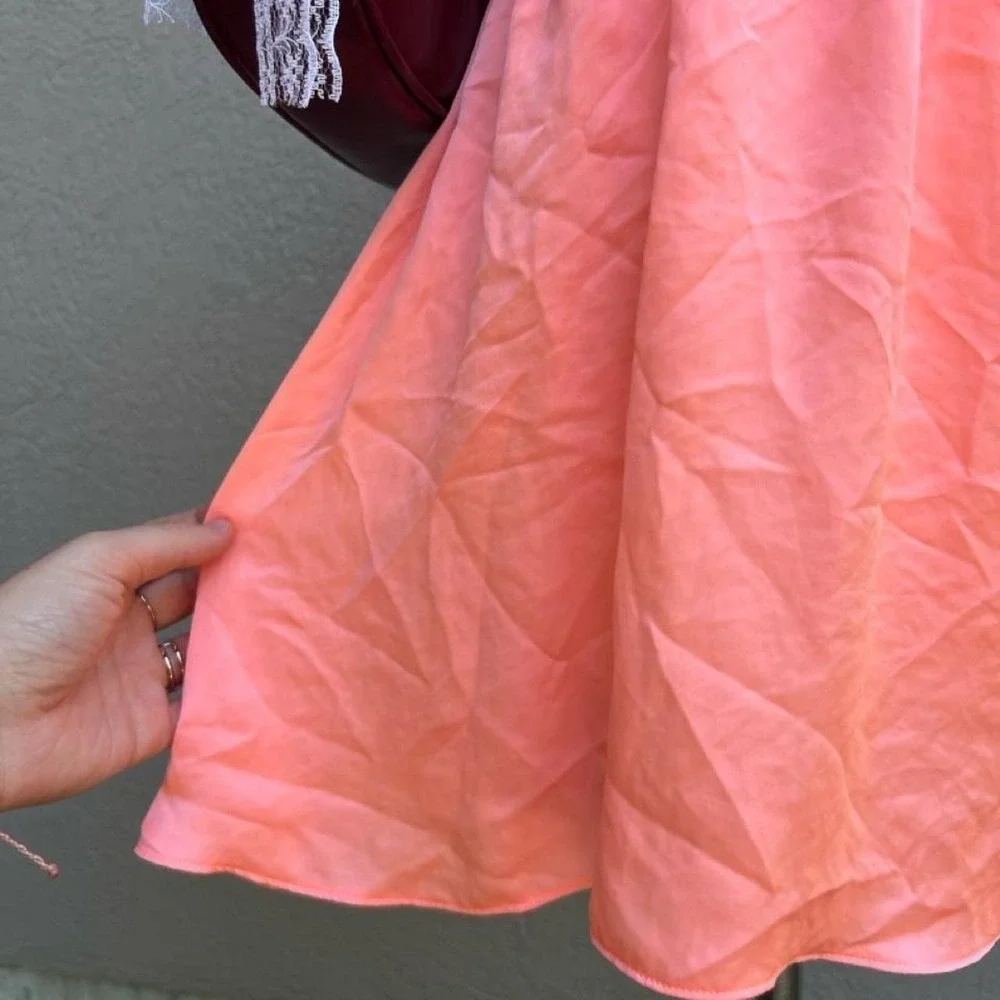 Victoria's Secret Satin Strappy Nightgown Lingerie Slip Dress Size Small